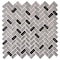 Andova Tiles SAMPLE-Velmo 1 in. x 1.25 in. Glass Mosaic Wall Tile SAM-ANDVEL1016 - alternate 4